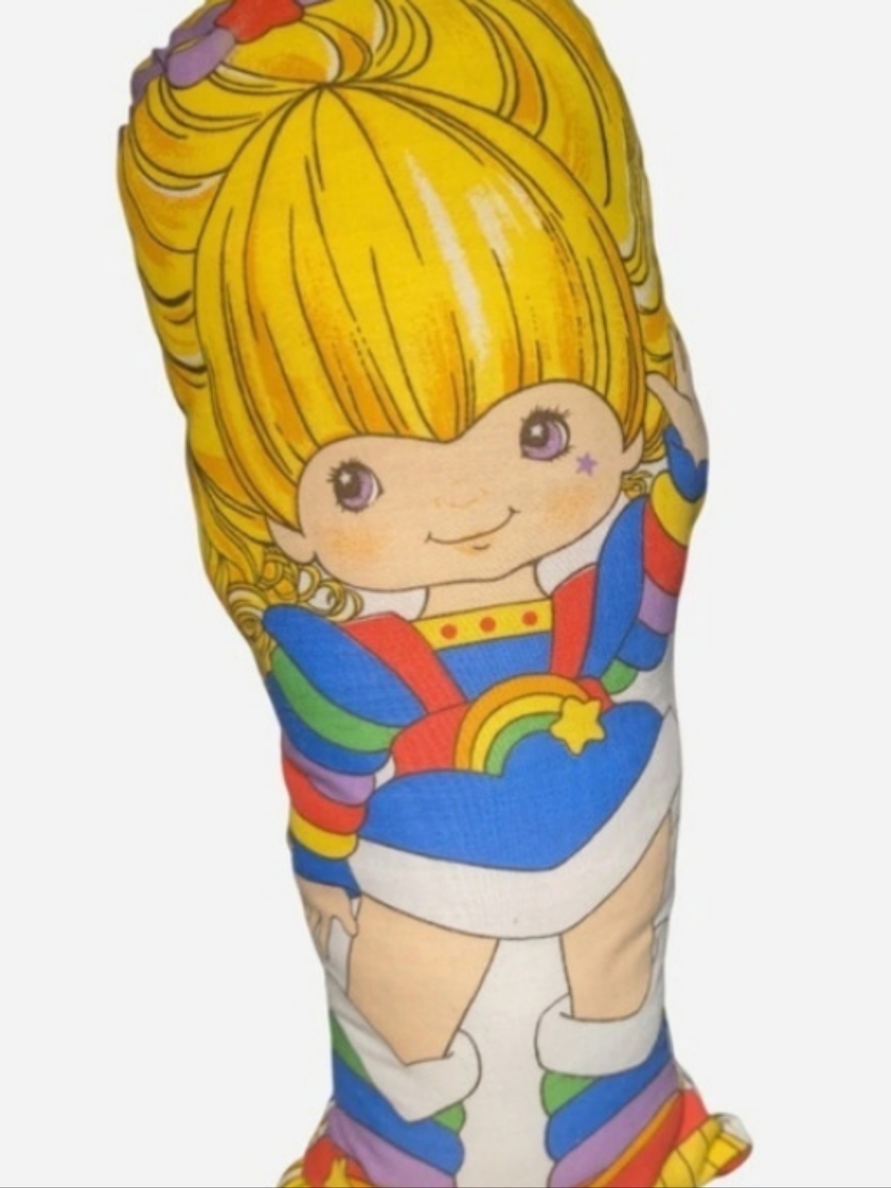1983 Rainbow Brite Pillow Plush Hallmark Cut Sew Toy 19"